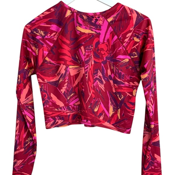 Women's Pink Long Sleeve rash guard large - Picture 6 of 7